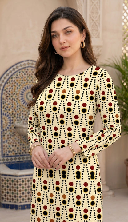 Rustica Dot — Printed Lawn 2-Piece Unstitched Suit