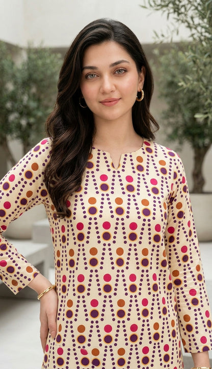 Berry Mosaic — Printed Lawn 2-Piece Unstitched Suit