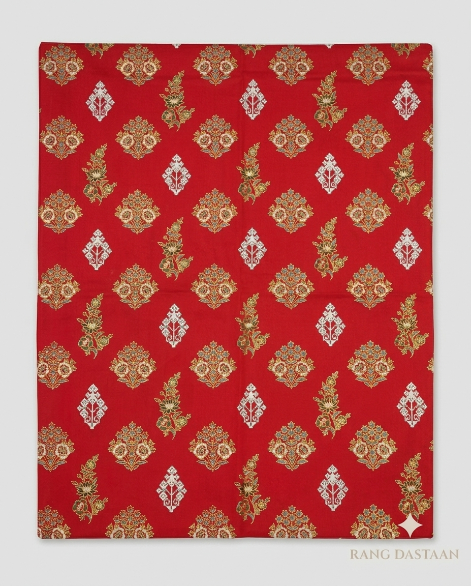 Crimson Heritage - Printed Lawn 2-Piece Unstitched Suit