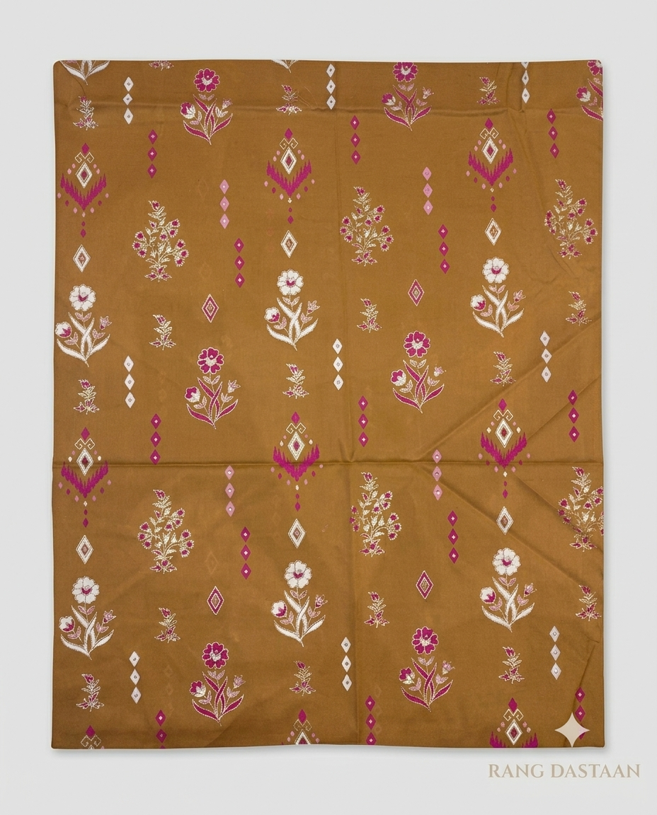 Golden Hour - Printed Lawn 2-Piece Unstitched Suit